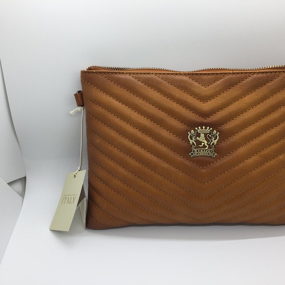 Brand new  made in Italy Pratesi leather bag